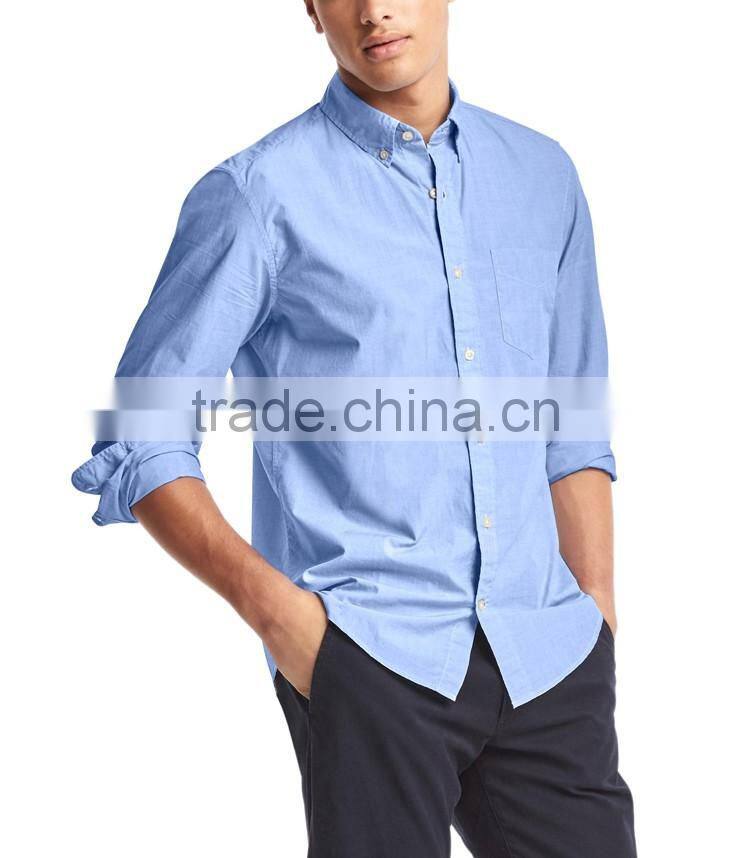 Cheap true wash button-down mens fit business shirts wholesale