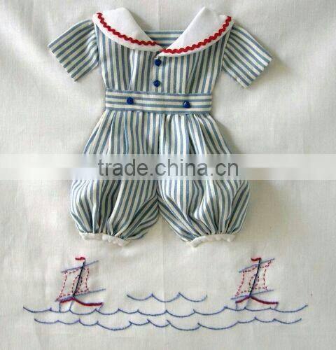 New Design Baby Girls Striped Short Sleeve Summer Dress
