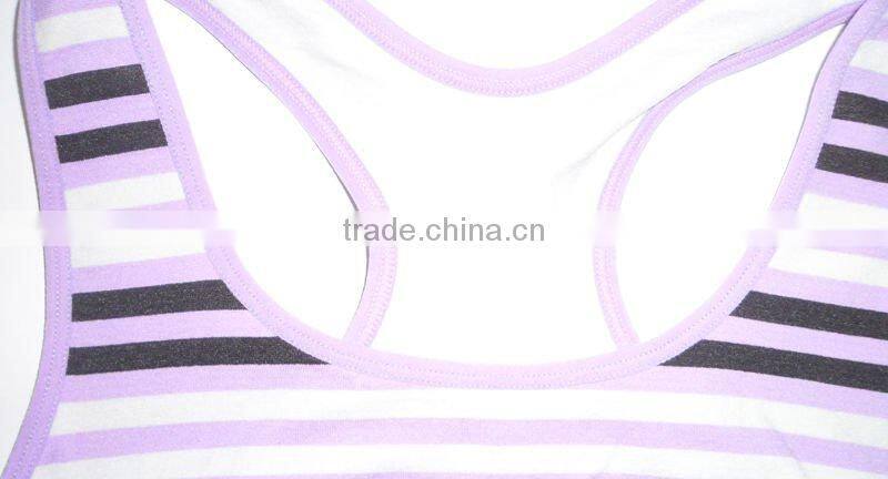 hot sell seamless lady sport underwear camisole bra