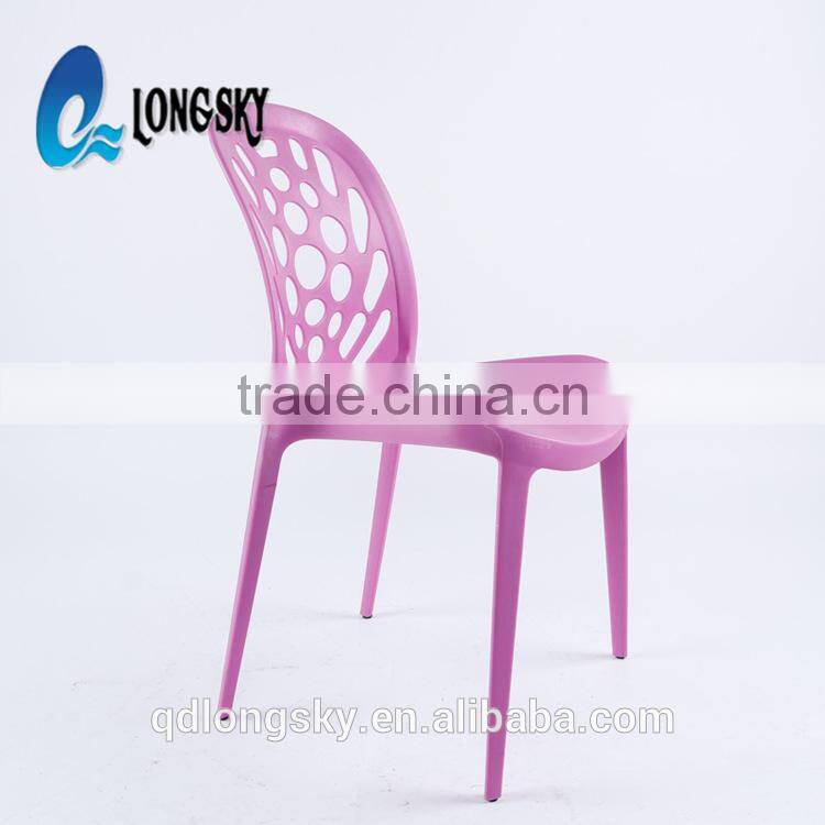LS-4031B hot sale cheap stackable garden outdoor leisure colorful plastic chair for sale