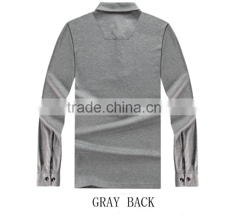 Men's long sleeve lapel Business and leisure fashion R0016