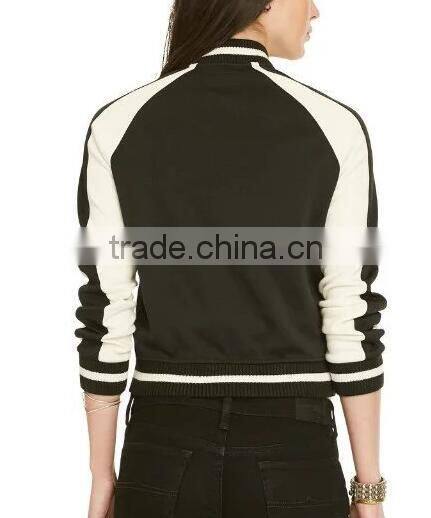 Runwaylover EY1006C Hot Sale 2016 Women Fashion Tiger Embroidery Casual Jackets