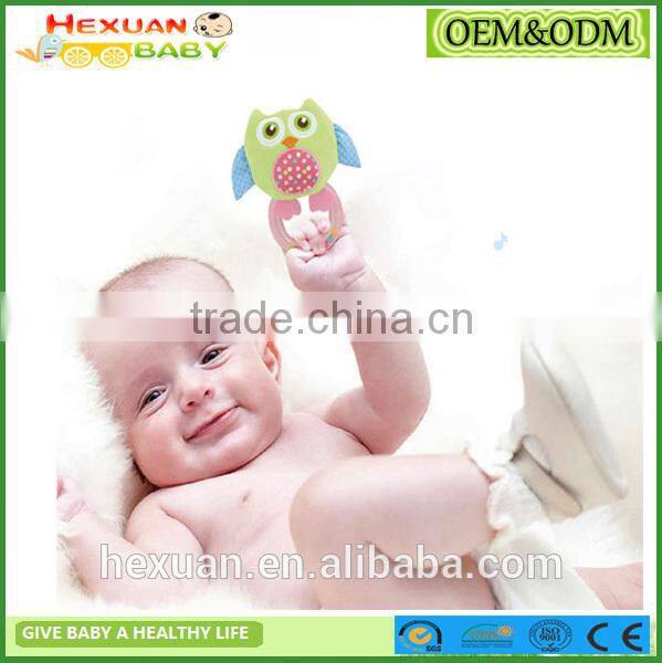 New High Quality Baby Wrist Rattle Toy Plush Hand Bell Ring For Infant