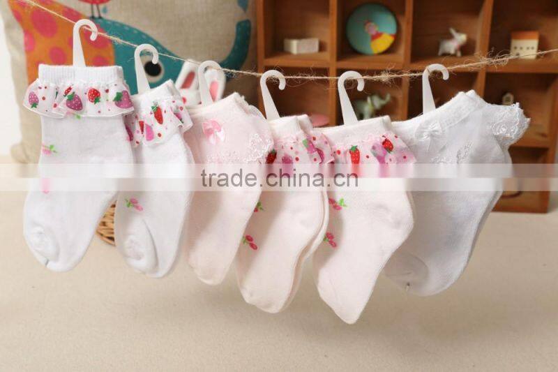 Baby socks lace cotton socks