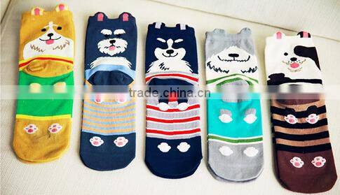 Make your own bulk wholesale cotton tube 3d animal tube socks for women