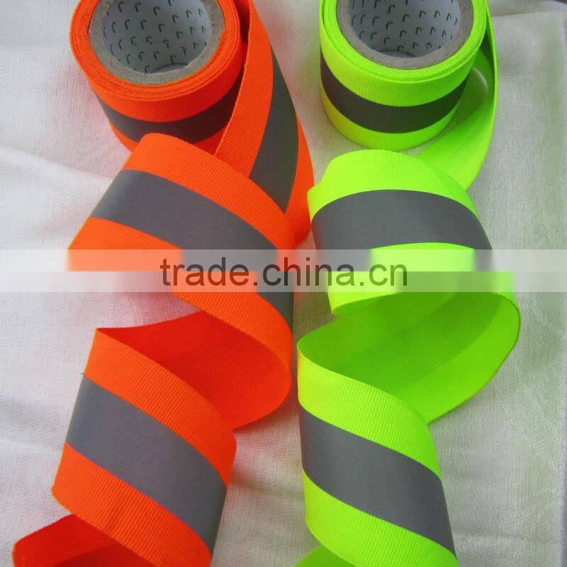 Qlow in the dark ribbon,Reflective Fabric