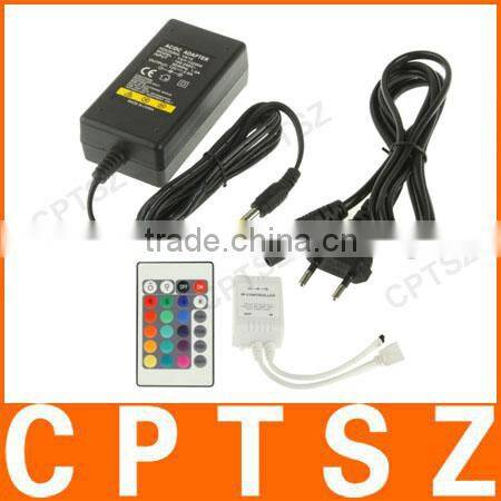 Decoration Epoxy Waterproof RGB LED 3528 SMD Rope Light with Remote Controller, 60 LED/M, Length: 5M