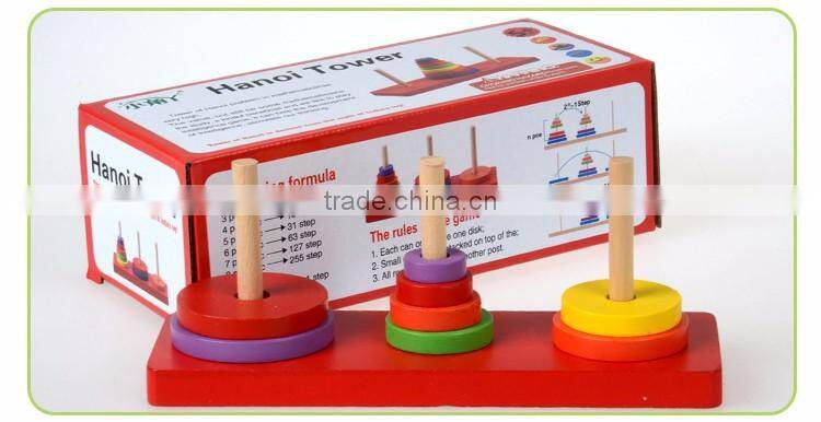 china toy manufacturer hot wholesale tower of hanoi toy in low price