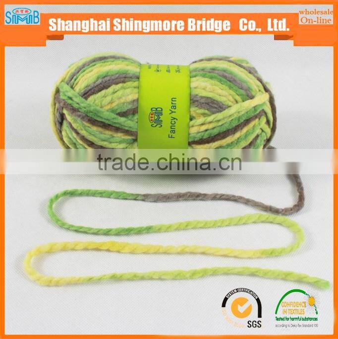 Knitting yarns supplier china best selling oeko tex certified melange acrylic yarn with acrylic yarn prices