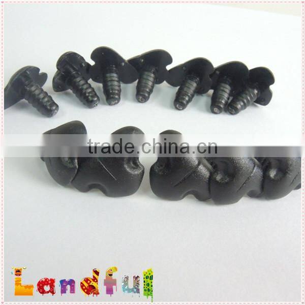 25*17mm Black Plastic Nose Stuffed Animals Nose