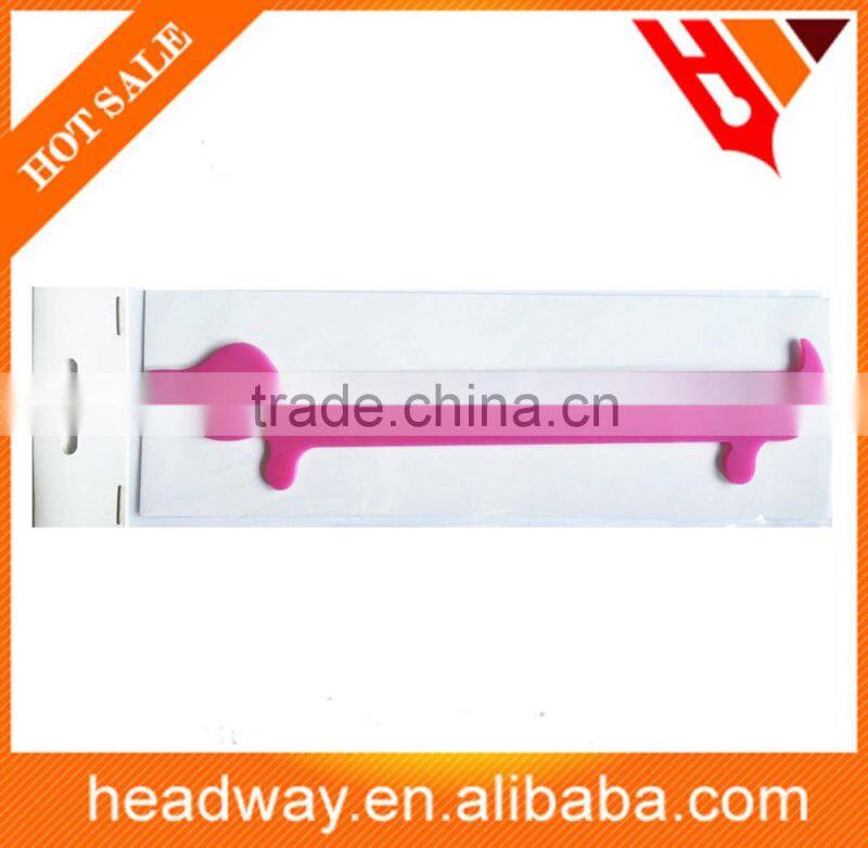 funny muti-choices Animal Stationery Cartoon Ruler Shapes for kids