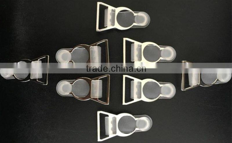 20mm 2017 Dubaa Trading Inc Sexy Lingeries Accessories Silver Garter Metal Suspender Clip NEW Style