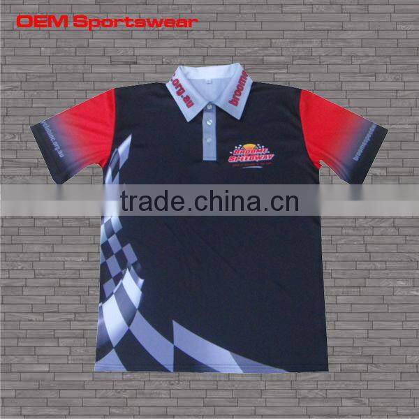 Coolmax mesh polo shirts tops in sublimation print hot design