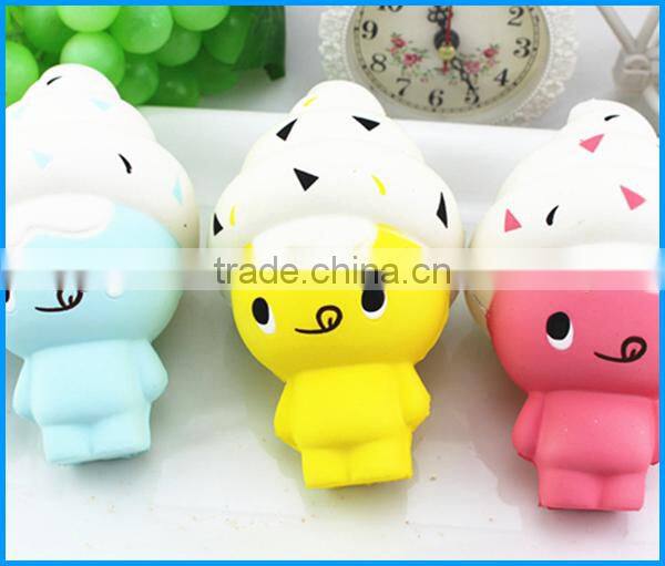 Kawaii slow rising toys squishy ice cream doll for stress release