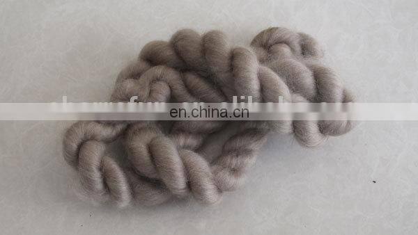 Mongolian fine brown cashmere tops with SGS