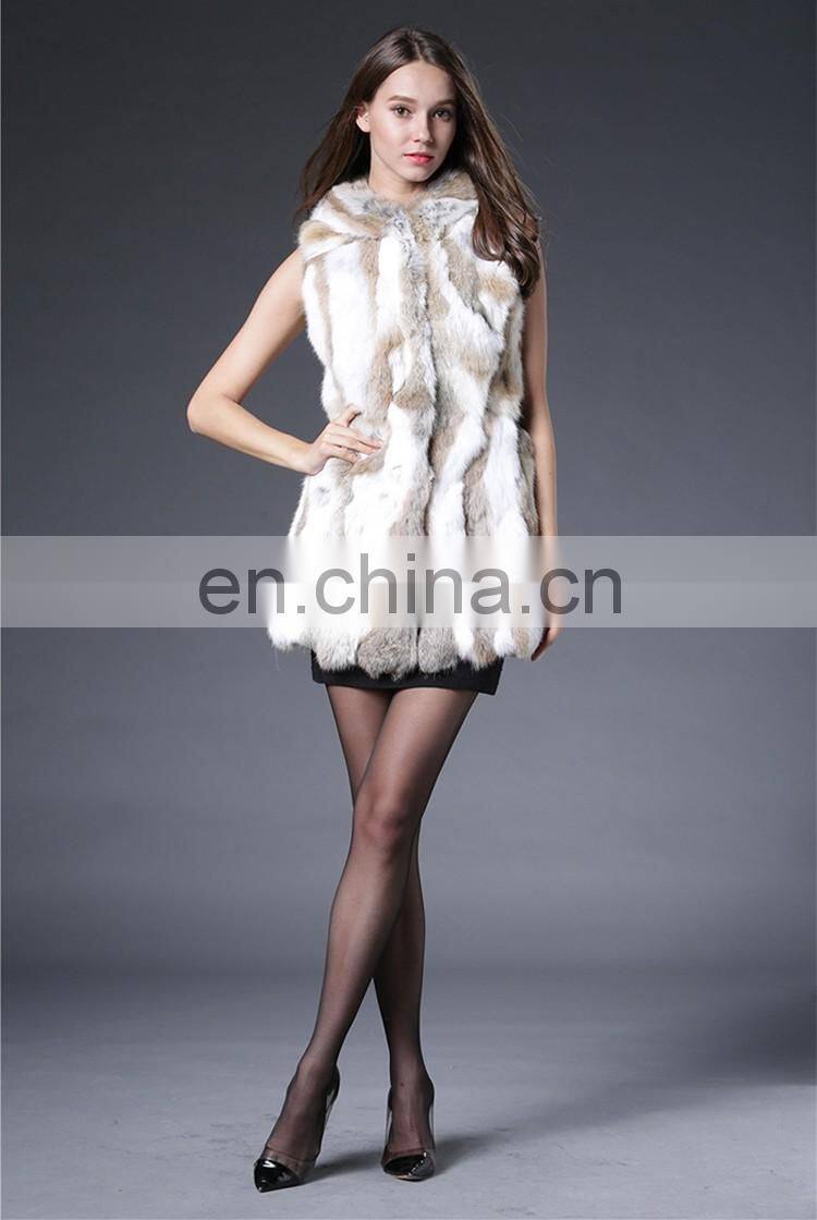 2016 alibaba europe styles winter fur jackets with hood