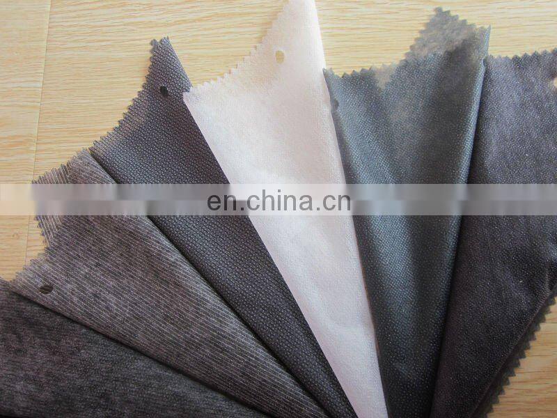 non woven flossy fusible interlining