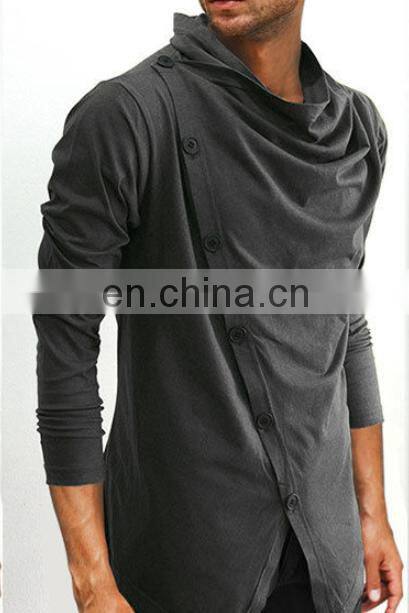 2016 Best-Selling 100% Cotton Material Basic Plain Round Neck Mens Clothing Tshirt