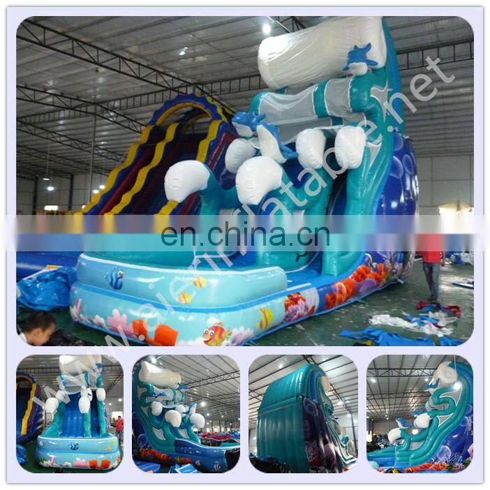 Dubai Show Sample Inflatable water slide/hot sale Deal Sample Water slide/Aier Cheap Inflatable water slide