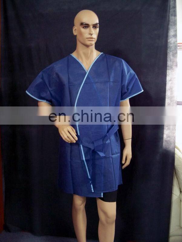 Nonwoven SMS PP surgical gown/kimono for SPA center