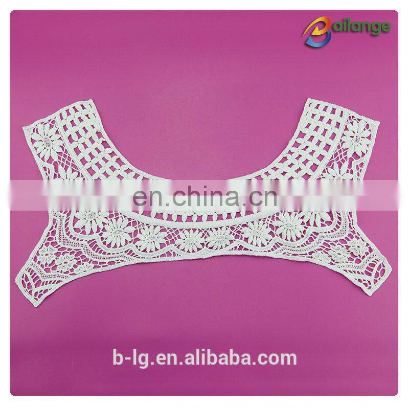 Bailange neck design white color cotton material indian suits neck designs