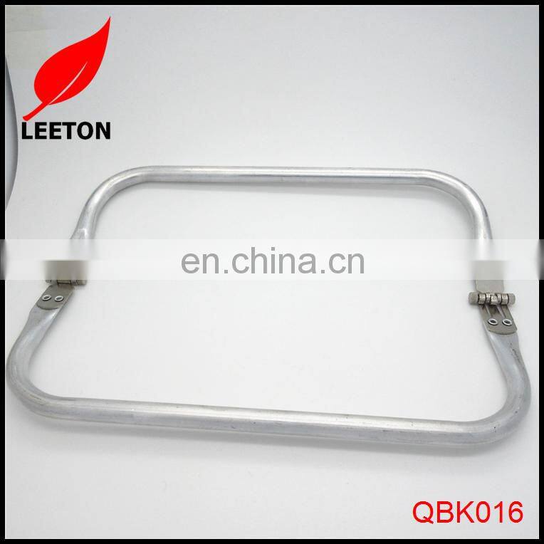 Factory supply 250mm aluminum metal hinged purse frame
