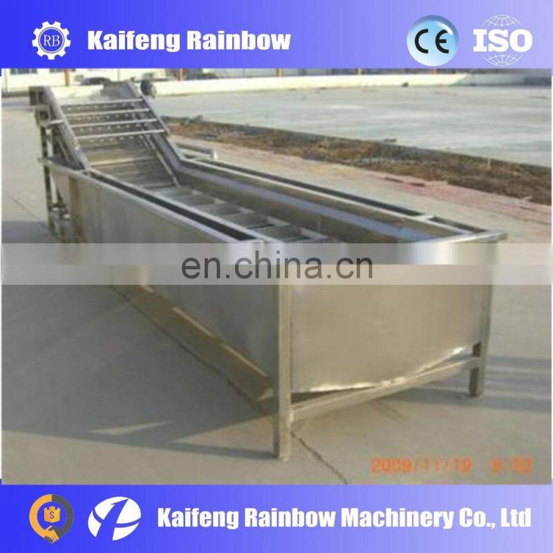 Good Feedback High Speed 500kg/h Industrial Automatic Fruit Washer Dryer Vegetable Washing Machine