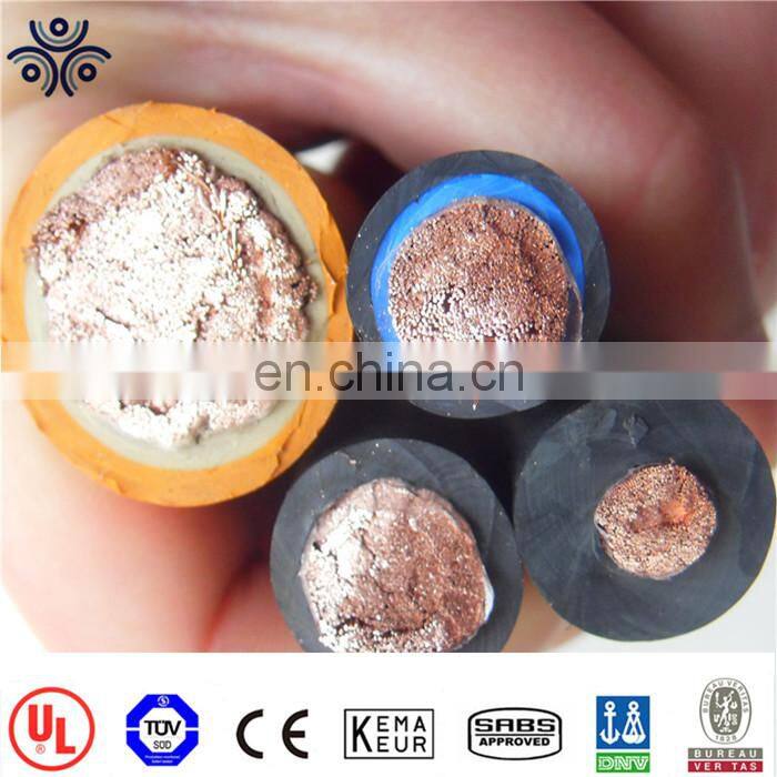 50mm2 70mm2 flexible copper rubber insulation welding cable welding wire