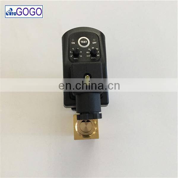 1/2 220vac pneumatic timer auto drain valve