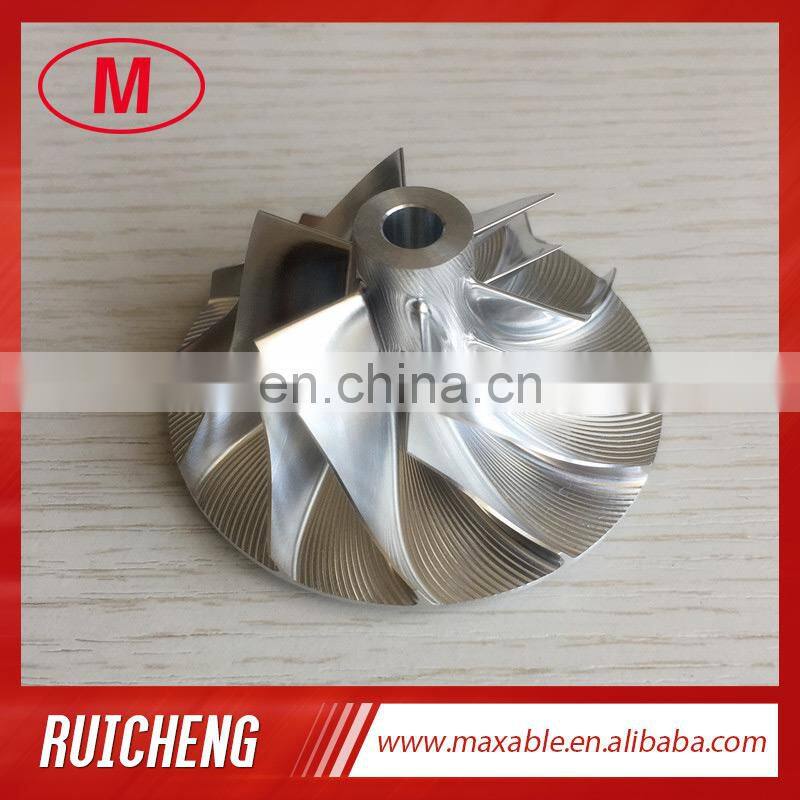 RHC6 41.59/64.96mm 6+6 blades Turbocharger Billet/milling/aluminum 2618 compressor wheel for CXAD