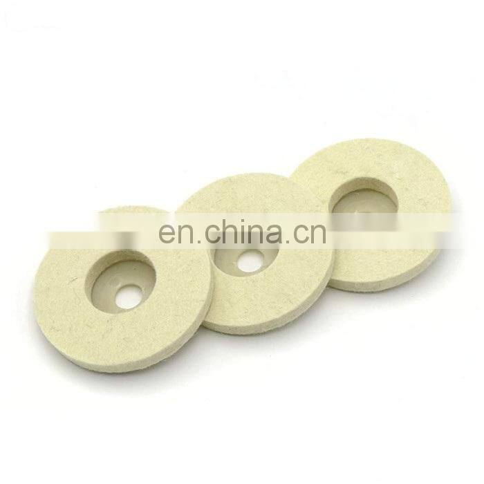 China supplier High Quality Custom Size Wool Felt Polishing wheel