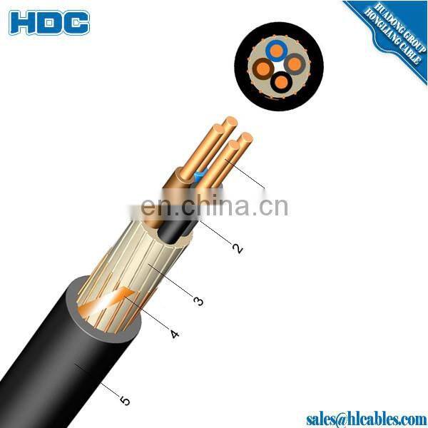 HF-CXOSA CJ86/SC 0.6/1KV marine cable class 2 copper conductor HF XLPE insulation copper wire braiding screen SHF1 sheath