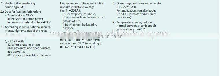 BDH10-RK1-U SIEMENS Medium Voltage Switchgear SIEMENS Switchgear