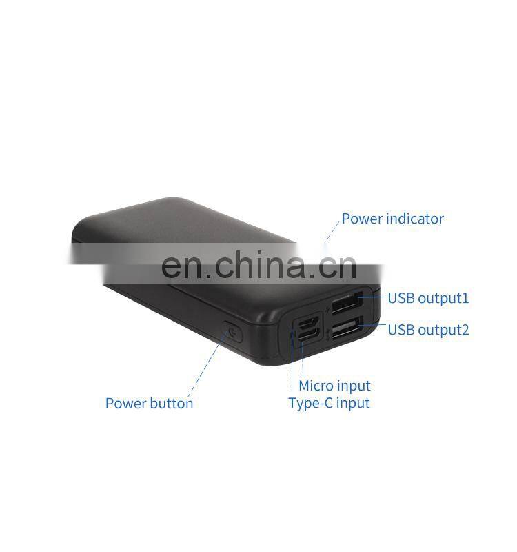 Small Size Slim 10000mAh Li-polymer Battery Charger Power Bank