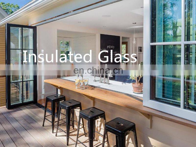 6mm+9A+6mm Low-E glass solar insulated window glass price