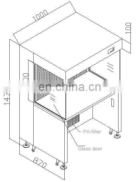 medical equipment lab equipments fume hood / air flow hood / acid resistant fume hood laboratory furniture walk in fume hoods