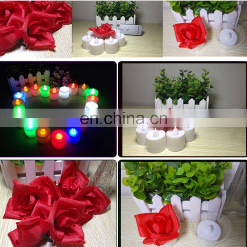 2020 amazon best seller wedding decorative colorful small led candles for wedding proposal