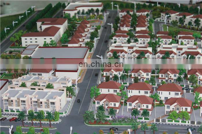 Large scale villa residential master planning scale model for city project