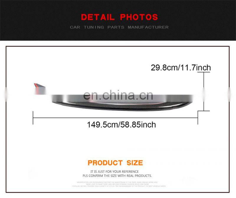 Real carbon fiber G11 G12 front lip for BWM 7 series M-Tech 2019-2020