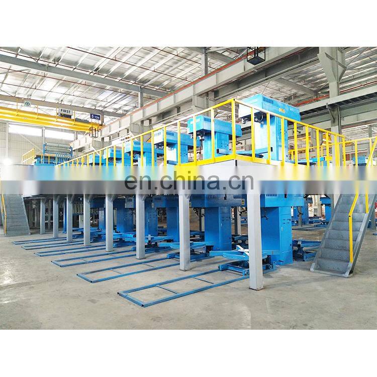 copper rod up casting machine
