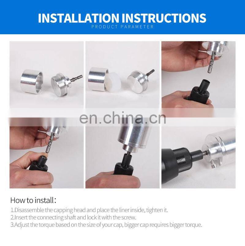 Electric Portable Plastic Capping Machine for Plastic Screw Cap