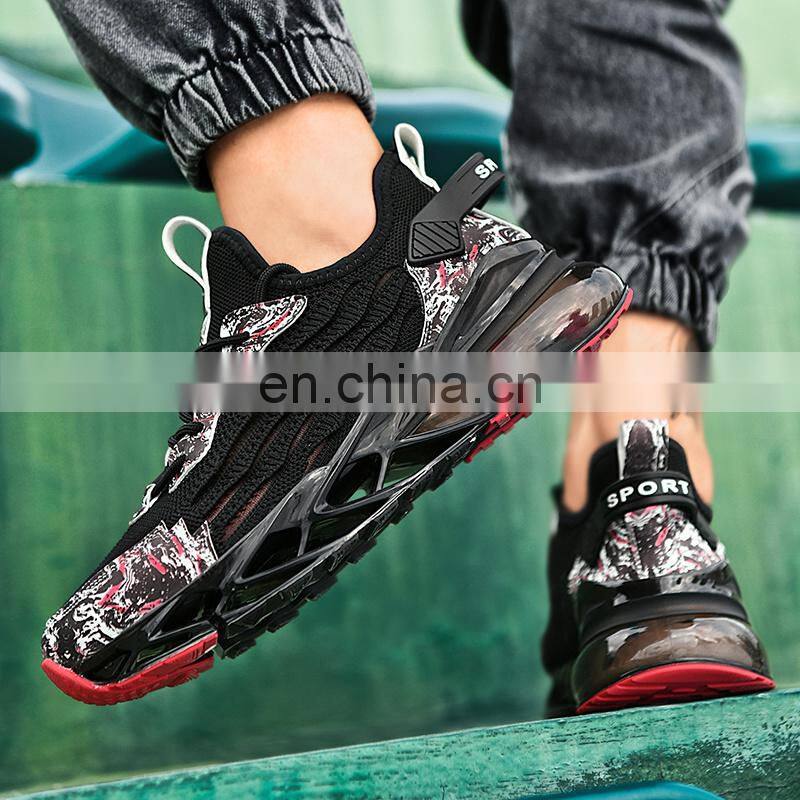 Factory Outlet Christmas Design Wholesale High Quality Men's Jogging Track and Field Breathable Customized Casual Sports Shoes