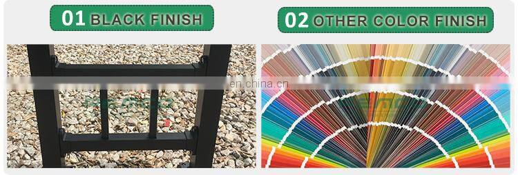 Modern Outdoor Fence Component Aluminum Handrail Balcony Picket Railing Aluminum Designs