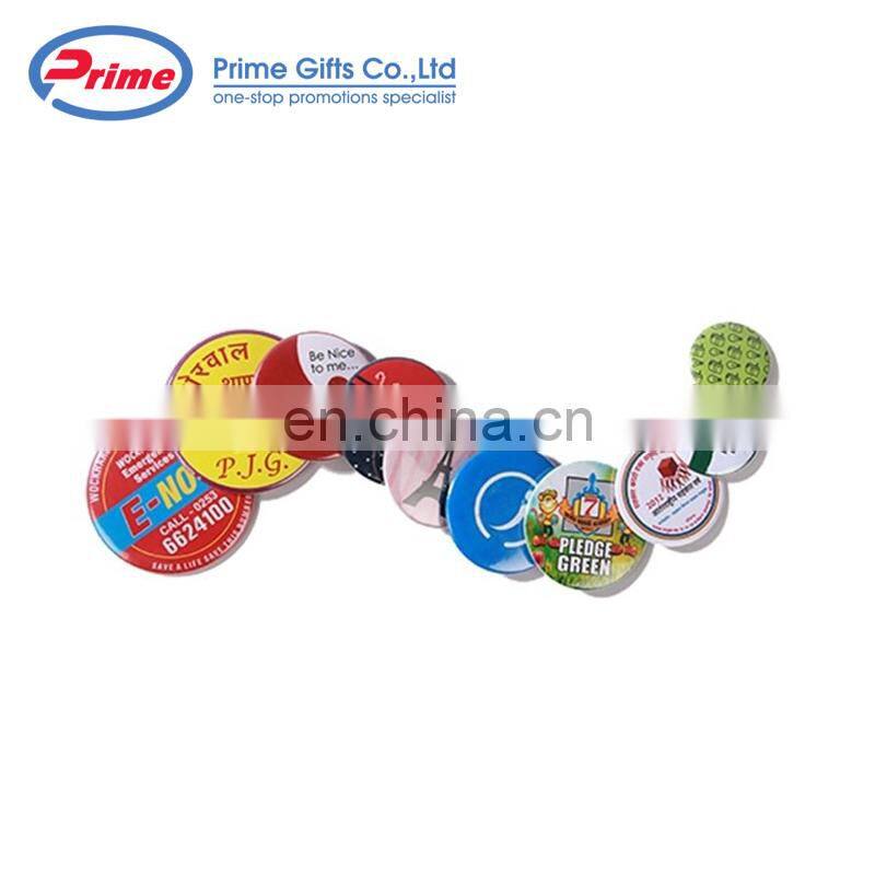 Promotional Name Button Badge with Custom Logo Printed