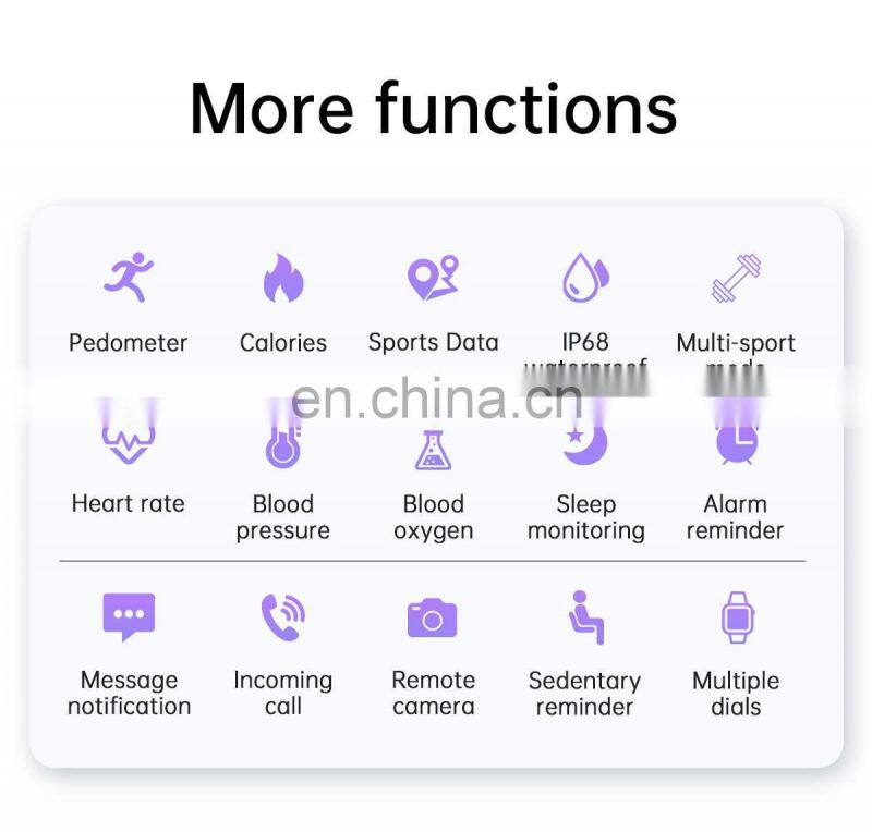 LW29 Women Men Smart Watch Message Reminder Sleep Monitoring Music Player Exercise Heart Rate Smart Watch Round Shape