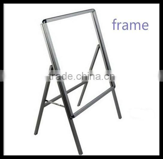 Rectangle shape double faced aluminum material poster board