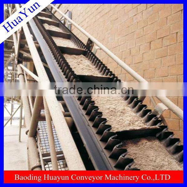 nclined Sidewall Cleated Conveyor Belt