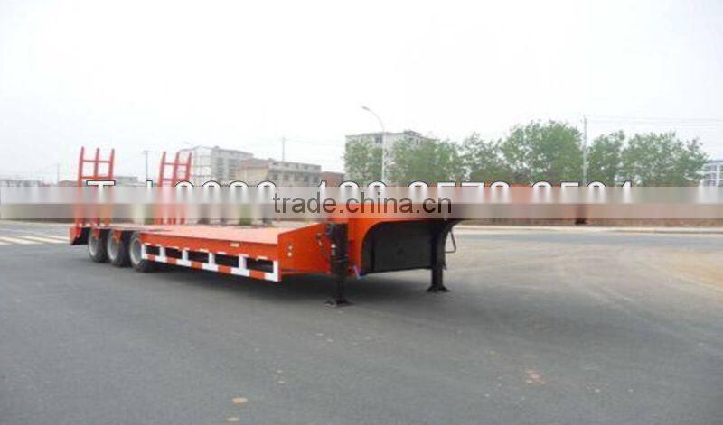 50T low bed semi trailer low bed trailers model 0086-13635733504