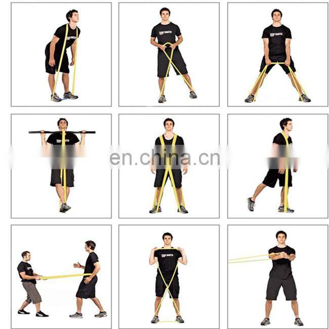 Eco-friendly New Textile Fabric Resistance Loops Bands Set For Legs