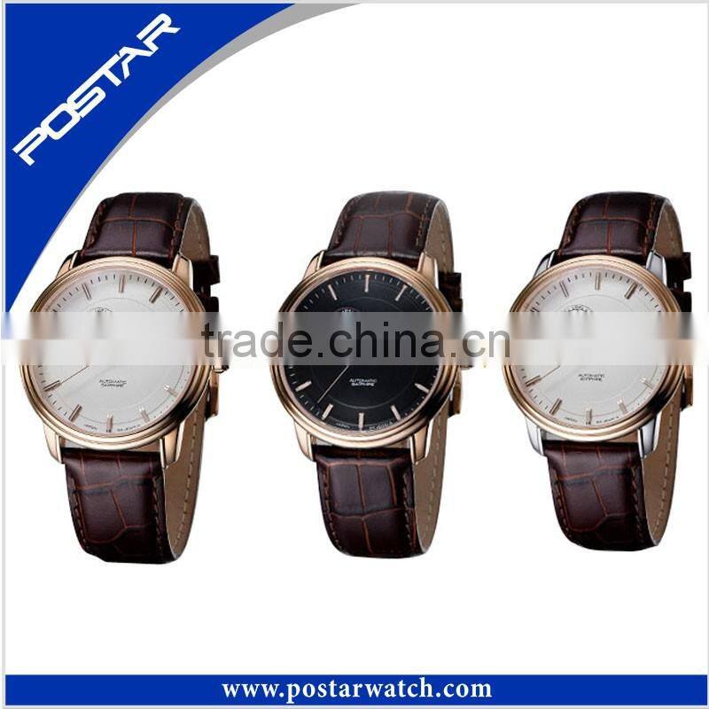 Wholesale Luxury Wrist Watch With Gold Planting Men Leather Buy Watch Online From China Alibaba com